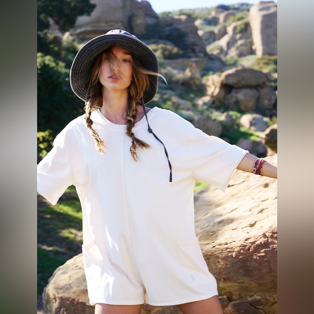 NWT Free People Hot Shot Tee Romper